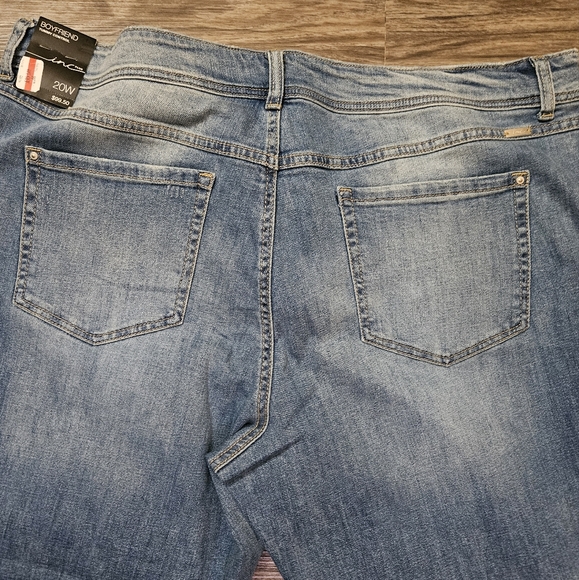 Inc Plus Boyfriend Tummy Control Jeans 20W - Picture 7 of 9